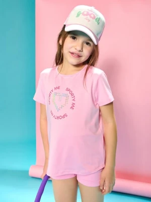 Sinsay - Koszulka - różowy