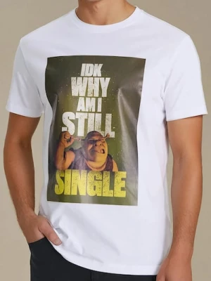 Sinsay - Koszulka Shrek - biały