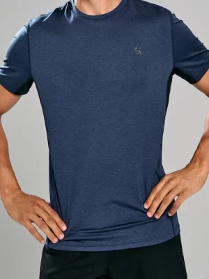 Sinsay - Koszulka slim fit SNSY PERFORMANCE - niebieski