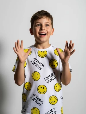 Zdjęcie produktu Sinsay - Koszulka SmileyWorld® - biały