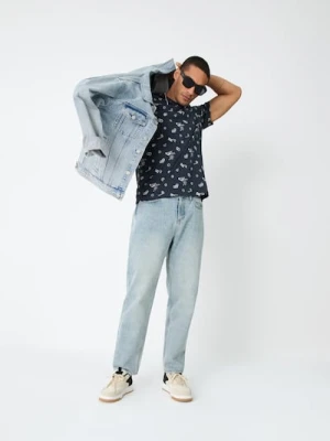 Sinsay - Koszulka SmileyWorld® - granatowy