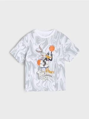 Sinsay - Koszulka Space Jam - biały