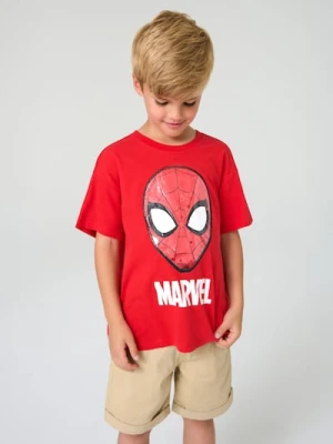 Sinsay - Koszulka Spider-Man - czerwony