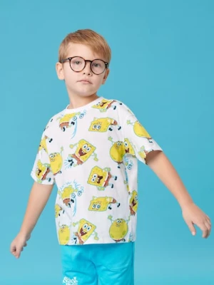Sinsay - Koszulka SpongeBob - biały
