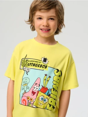 Sinsay - Koszulka SpongeBob - żółty