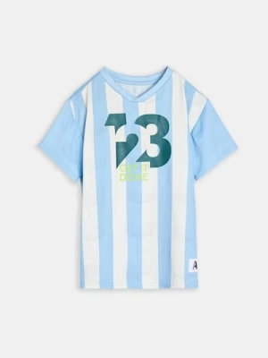 Sinsay - Koszulka sportowa Active - błękitny