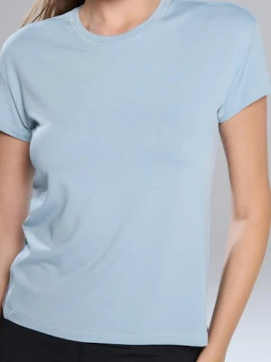 Sinsay - Koszulka sportowa basic - błękitny