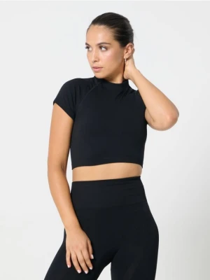 Sinsay - Koszulka sportowa - czarny