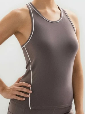 Sinsay - Koszulka sportowa Gym Hard - kremowy