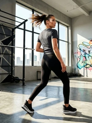 Sinsay - Koszulka sportowa Gym Hard - niebieski