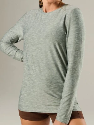Sinsay - Koszulka sportowa z długim rękawem - zielony