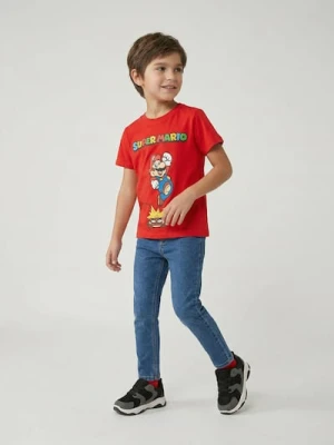 Sinsay - Koszulka Super Mario - czerwony
