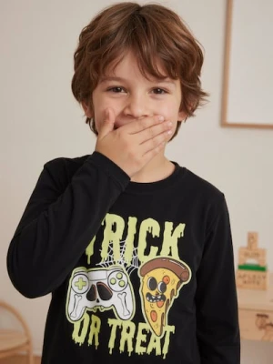 Sinsay - Koszulka świecąca w ciemności - czarny