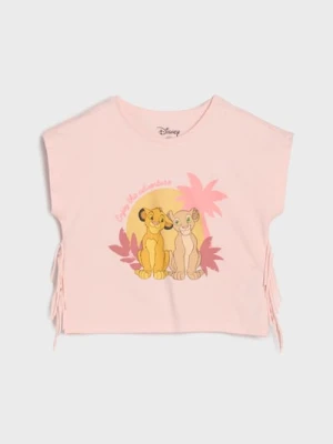 Sinsay - Koszulka The Lion King - różowy