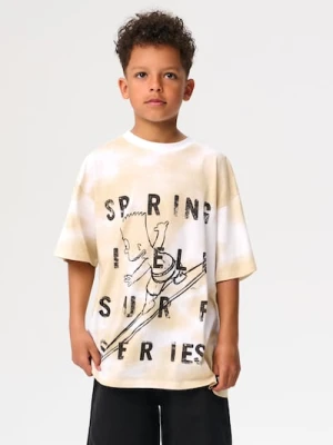 Sinsay - Koszulka The Simpsons - kremowy