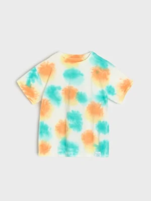 Sinsay - Koszulka tie-dye - wielobarwny