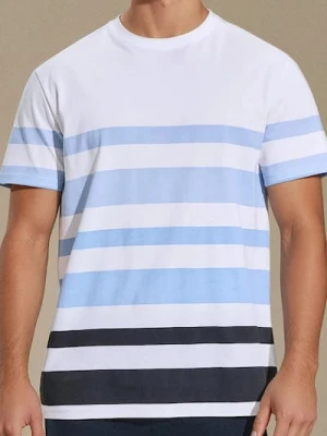Sinsay - Koszulka w paski - biały