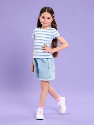 Sinsay - Koszulka w paski - wielobarwny