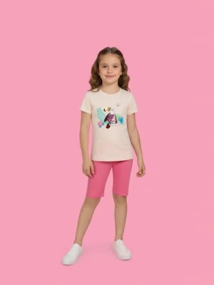 Sinsay - Koszulka z cekinową aplikacją - kremowy