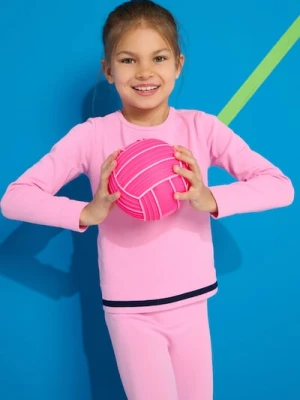 Sinsay - Koszulka z długimi rękawami Active - różowy