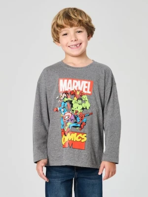 Sinsay - Koszulka z długimi rękawami Avengers - szary