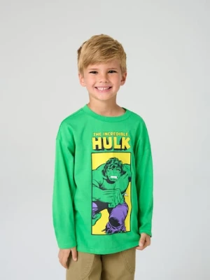 Sinsay - Koszulka z długimi rękawami Avengers - zielony