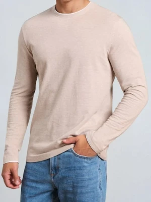 Sinsay - Koszulka z długimi rękawami - beżowy