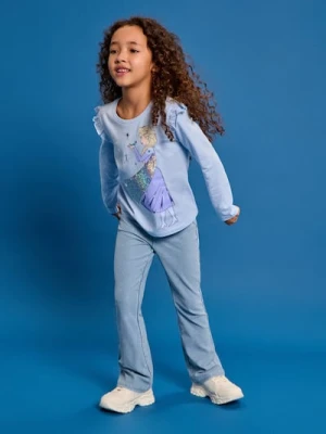 Sinsay - Koszulka z długimi rękawami Frozen - niebieski