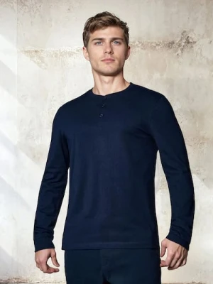 Sinsay - Koszulka z długimi rękawami - granatowy