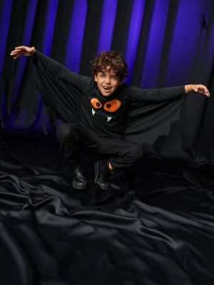 Sinsay - Koszulka z długimi rękawami Halloween - czarny