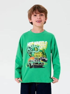 Zdjęcie produktu Sinsay - Koszulka z długimi rękawami Hot Wheels - zielony