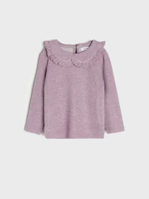 Sinsay - Koszulka z długimi rękawami - niebieski