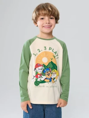 Sinsay - Koszulka z długimi rękawami PAW Patrol - zielony