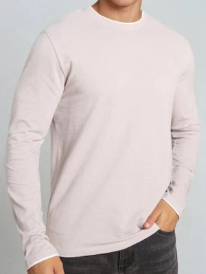 Sinsay - Koszulka z długimi rękawami - szary