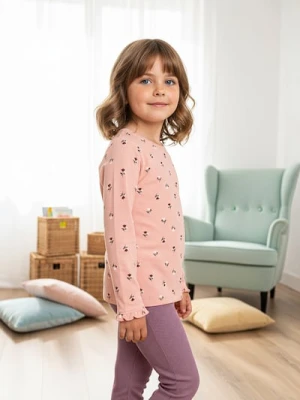 Sinsay - Koszulka z długimi rękawami we wzór kwiatowy - wielobarwny