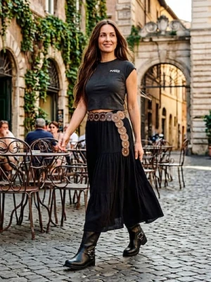 Sinsay - Koszulka z dodatkiem wiskozy - szary