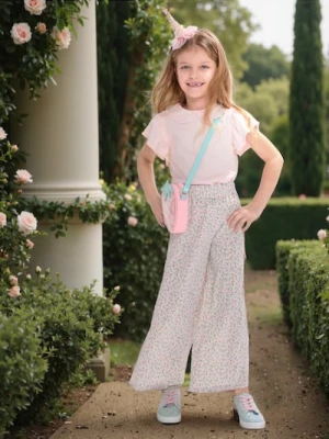 Sinsay - Koszulka z kołnierzykiem - różowy