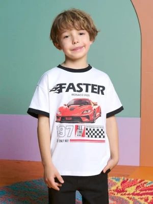 Sinsay - Koszulka z krótkim rękawem - biały