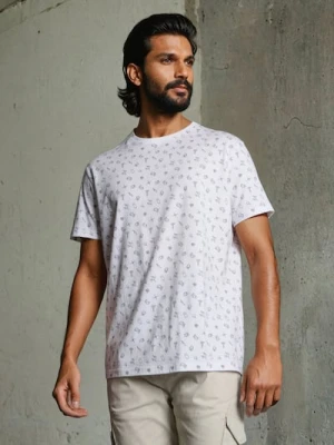 Sinsay - Koszulka z krótkim rękawem - biały