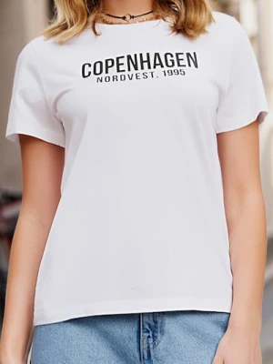 Sinsay - Koszulka z krótkim rękawem - biały