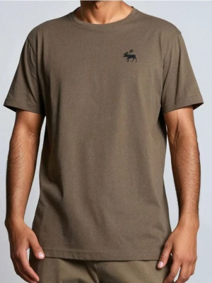 Sinsay - Koszulka z krótkim rękawem - brązowy