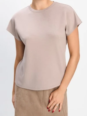 Sinsay - Koszulka z krótkim rękawem - brązowy