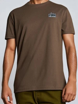 Sinsay - Koszulka z krótkim rękawem - brązowy