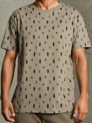 Sinsay - Koszulka z krótkim rękawem - brązowy