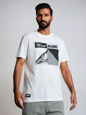 Sinsay - Koszulka z krótkim rękawem - kremowy