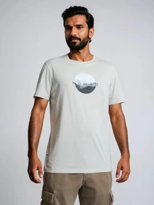 Sinsay - Koszulka z krótkim rękawem - kremowy