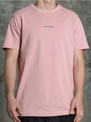 Sinsay - Koszulka z krótkim rękawem - różowy