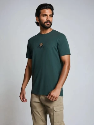 Sinsay - Koszulka z krótkim rękawem - zielony