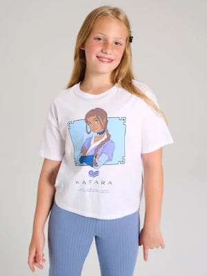 Sinsay - Koszulka z nadrukiem Avatar: The Last Airbender, Katara - biały