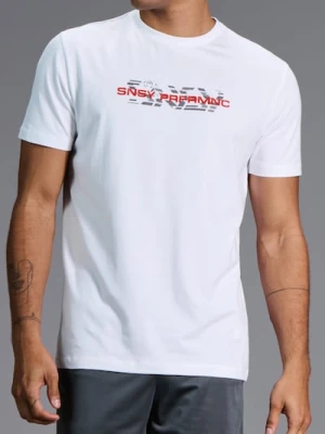 Sinsay - Koszulka z nadrukiem - biały